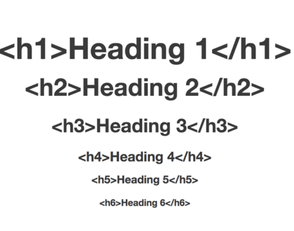 H1, H2 e H3 – O que são as heading tags e como usá-las